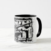 Panzer 61 Ringer Coffee Mug (Devant droit)