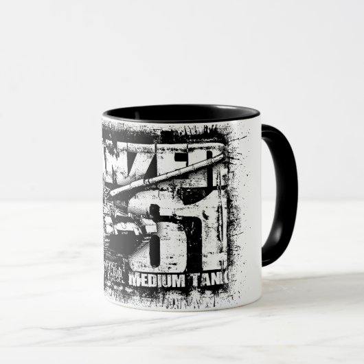 Panzer 61 Ringer Coffee Mug (Devant droit)