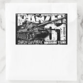 Panzer 61 Stickers Rectangle (Sac)