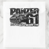 Panzer 61 Stickers Rectangle (Sac)