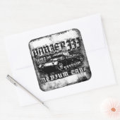Panzer III Square Stickers (Envelop)