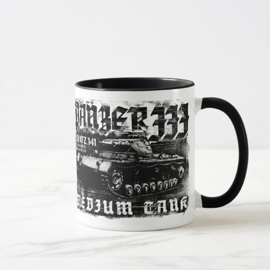 Panzer III tasse de sonnerie de 11 onces (Droite)