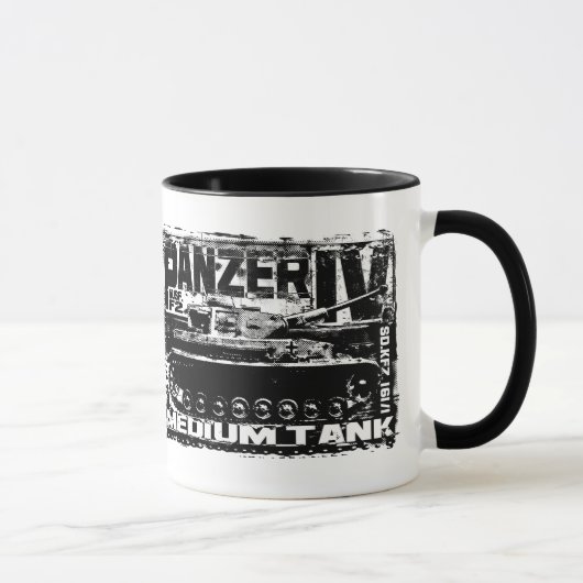 Panzer IV 11 oz Ringer Mug (Droite)
