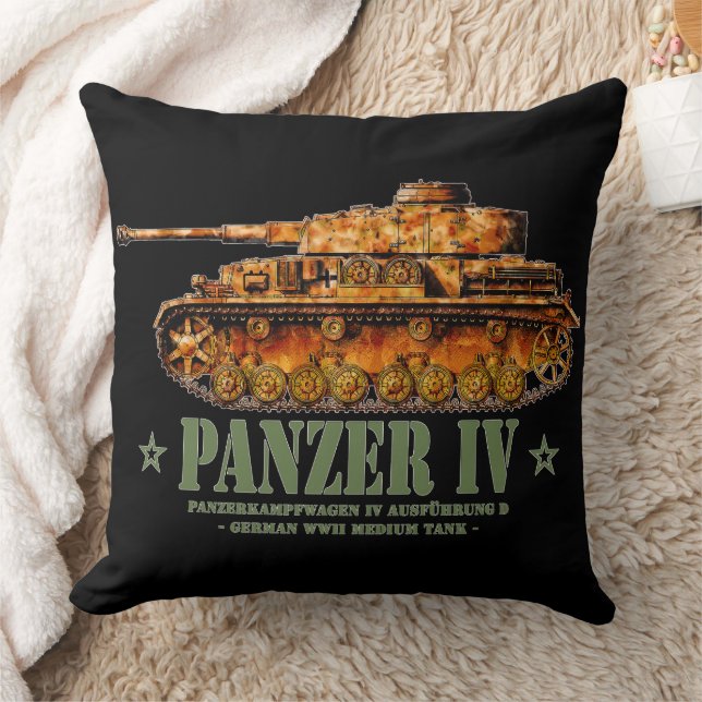 Panzer IV D Tweede Wereldoorlog Duitse Medium Tank Kussen (Deken)