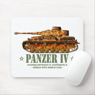 Panzer IV D Tweede Wereldoorlog Duitse Medium Tank Muismat