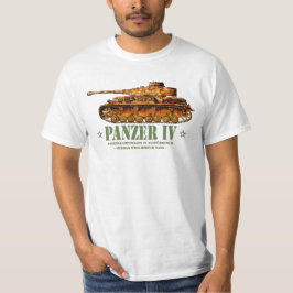 Panzer IV D Tweede Wereldoorlog Duitse Middelzware T-shirt