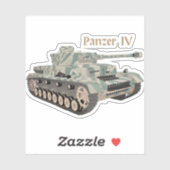 Panzer IV Duitse WW2 Battle Tank Sticker (Vel)