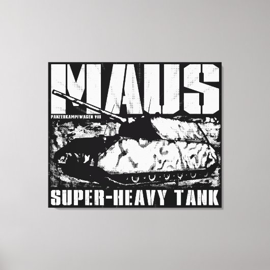 Panzer VIII Maus Stretched Canvas Print (Voorkant)
