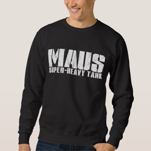 Panzer VIII Maus Sweatshirt de base masculin (Devant)
