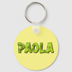 Paola Name Kiwi Design Porte-clés