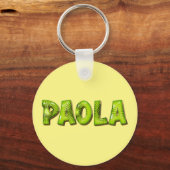 Paola Name Kiwi Design Schlüsselanhänger Sleutelhanger (Voorkant)