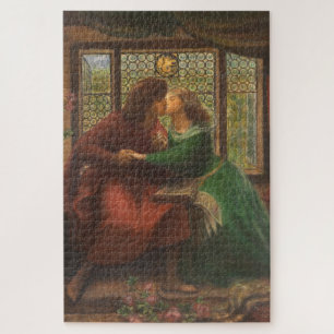 Paolo en Francesca da Rimini (door Rossetti) Legpuzzel