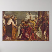 Paolo Veronese - Christus en centrum van Capernaum Poster (Voorkant)