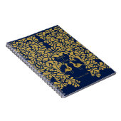 Paon 1920 d'art déco épousant le livre d'invité (Côté Droit)