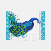 Paon avec la couverture bleue de frontière (Devant (Horizontal))