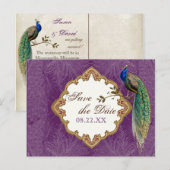 Paon d'or et remous - sauvez la carte postale de (Devant / Derrière)