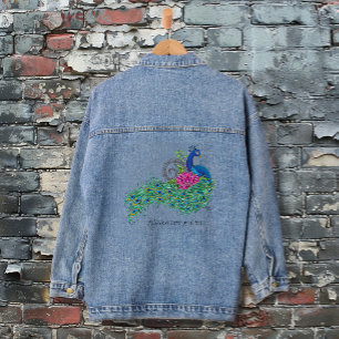 Paon Élégant Fleur de Lotus Henné Bleu Orné