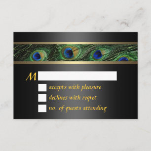 Paon épousant RSVP