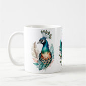 paon sur une tasse (Gauche)