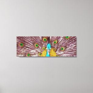 paon toile lumineuse