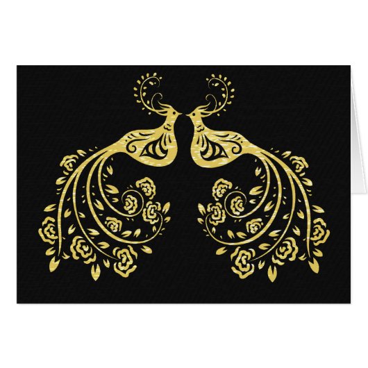 Paons dans l'amour (Devant horizontal)