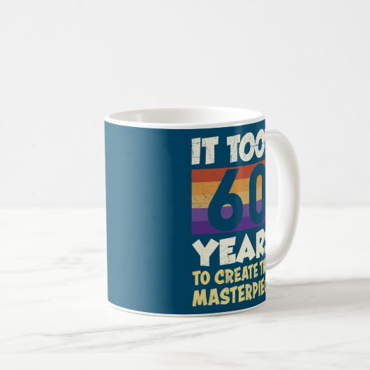 Pap 60 jaar koffiemok (Voorkant rechts)