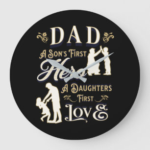 Pap A Son's First A Daughters First Love Grote Klok
