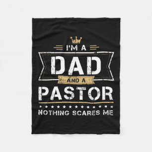 Pap Amp; Pastoor Niets schrikt me af Cadeau Fleece Deken