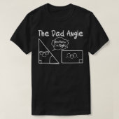 Pap Angle Funny Wiskunde T T-shirt (Design voorkant)