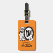 PAP! Bagage label. Comic Version reizen label Bagagelabel (Voorkant verticaal)