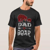 Pap Beer Buffalo Red Pset met kerstmis Pajama T-shirt (Voorkant)