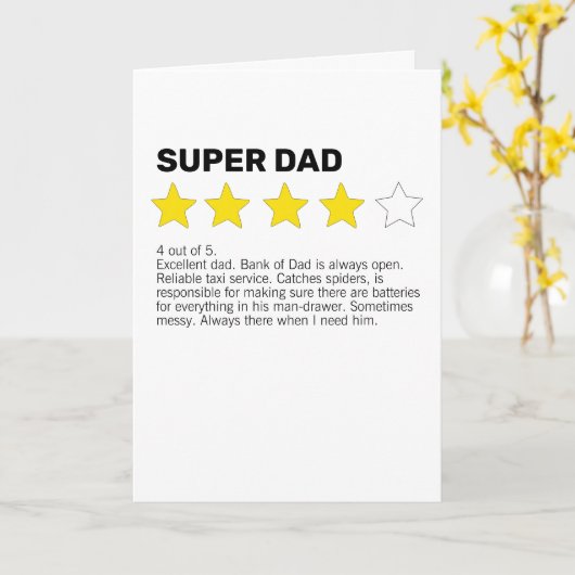 Pap Birthday Card Kaart (Gele Bloem)