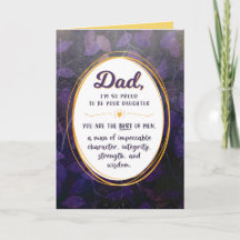 Pap Birthday, ik ben trots om je dochter te zijn