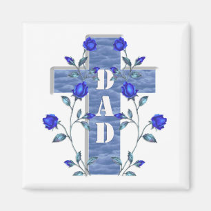 Pap Blue Cross magnet Magneet