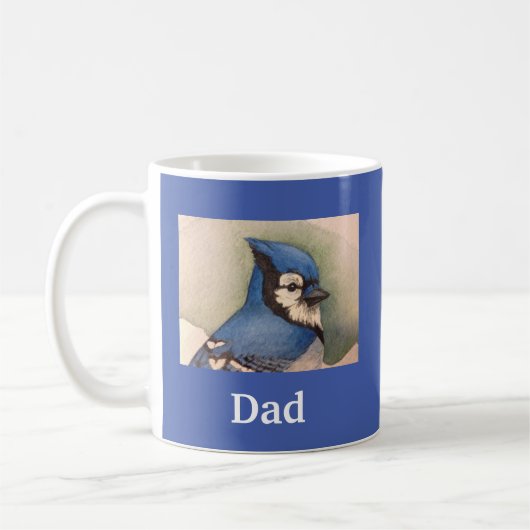Pap Bluejay Happy Vaderdag Mok (Links)