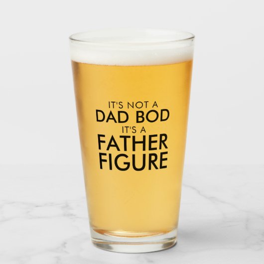 Pap Bod Father Figuur Glas (Voorkant gevuld)