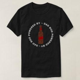 Pap Bod met beer Glitter T-Shirt