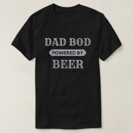 Pap Bod met beer Glitter T-Shirt