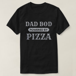 Pap Bod met Pizza Glitter T-Shirt