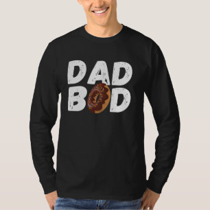 Pap Bod Tshirt Funny Donut papa Gym T-shirt