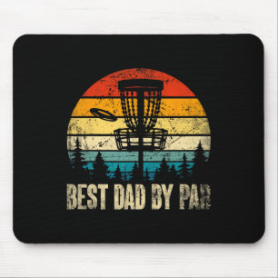 Pap By Par Disc Golf Funny Dad Vaders Day Muismat
