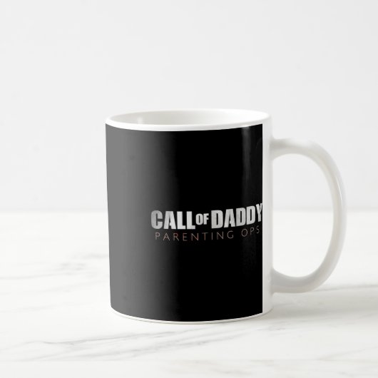 Pap Call of Daddy Ouderschap Ops Gift Koffiemok (Rechts)