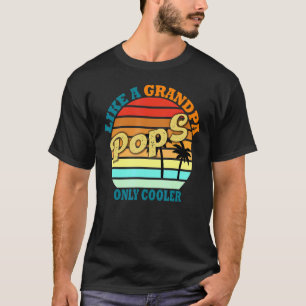 Pap citeert Poppen als een opa alleen cooler vader T-shirt