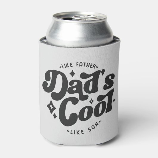 Pap Cool Funny Pap (Matches Son's Cooler) Blikjeskoeler (Blikje Voorkant)