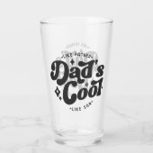 Pap Cool Funny Pap (Matches Son's Cooler) Glas (Achterkant)