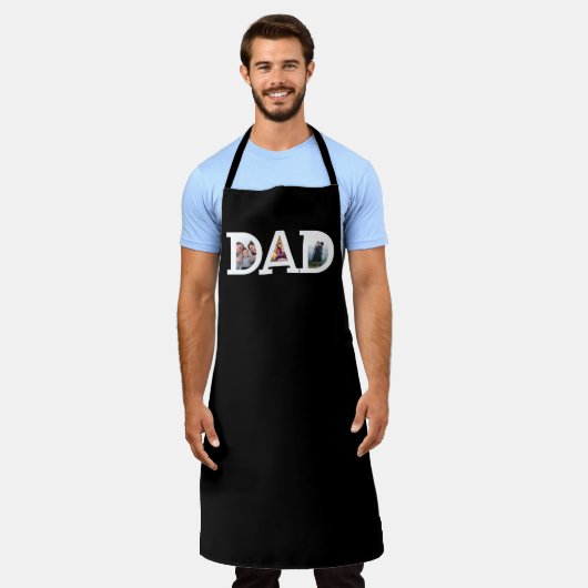 Pap D A D Black Vaderdag Schort (Gedragen)