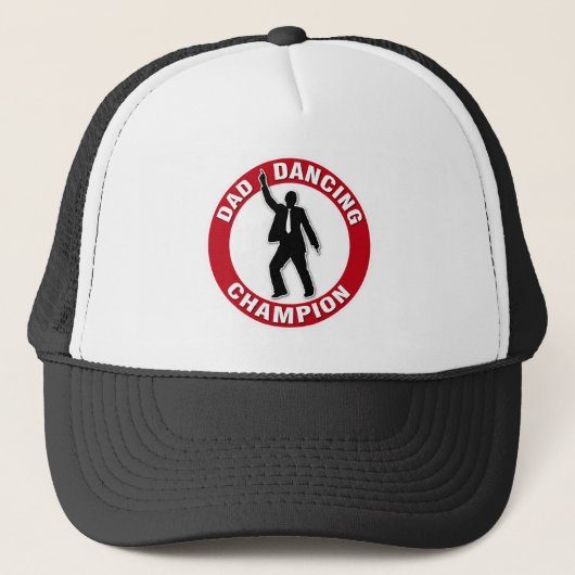 Pap Dansende Champion - Funny Vaderdag Trucker Pet (Voorkant)