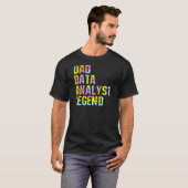 Pap Data Analyst Scientist Legend Data Analytics S T-shirt (Voorkant volledig)