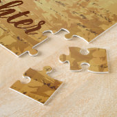 Pap Daughter Father Day kerstfeest Game Legpuzzel (Zijkant)