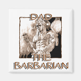 Pap de Barbarian Magnet Magneet
